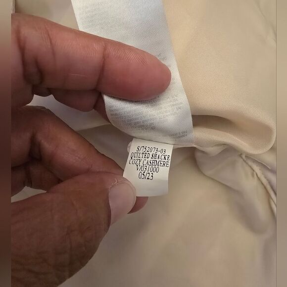 Old Navy Quilted Utility Shacket In Cozy Cashmere Size Small Petite - Picture 5 of 10